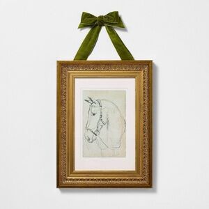 12”x16” Horse Sketch Wall Art — Threshold designed with Studio McGee